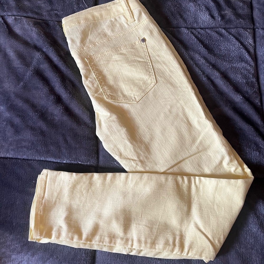 Forever 21 Yellow Denim Pants